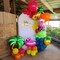 141-Piece Summer Tropical Balloon Arch Garland Kit – Hot Pink, Lime Green, Orange, Slate Blue, Yellow Latex Balloons for Hawaiian Luau, Birthday, Baby Shower, and Pool Party Decorations